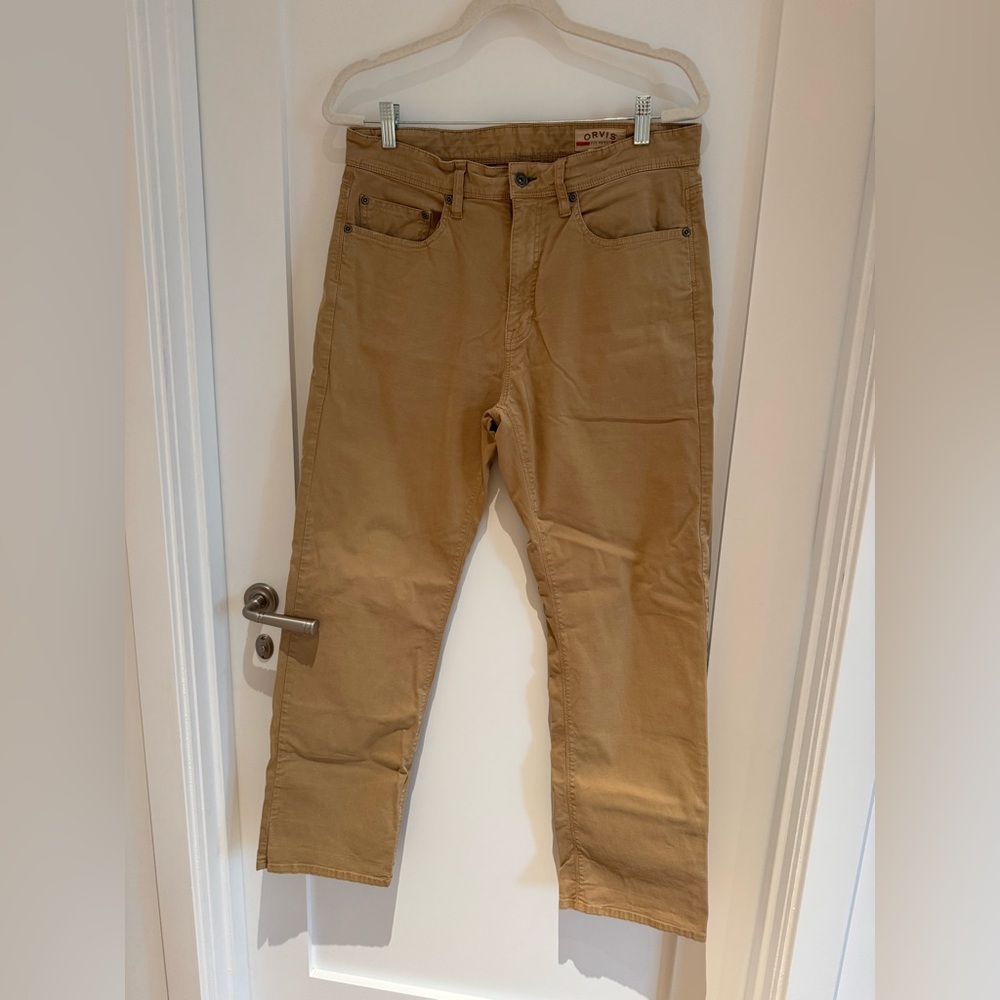Orvis Classic Tan Five-Pocket Pants